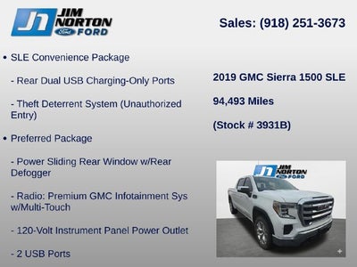 2019 GMC Sierra 1500 SLE