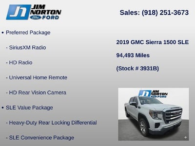 2019 GMC Sierra 1500 SLE