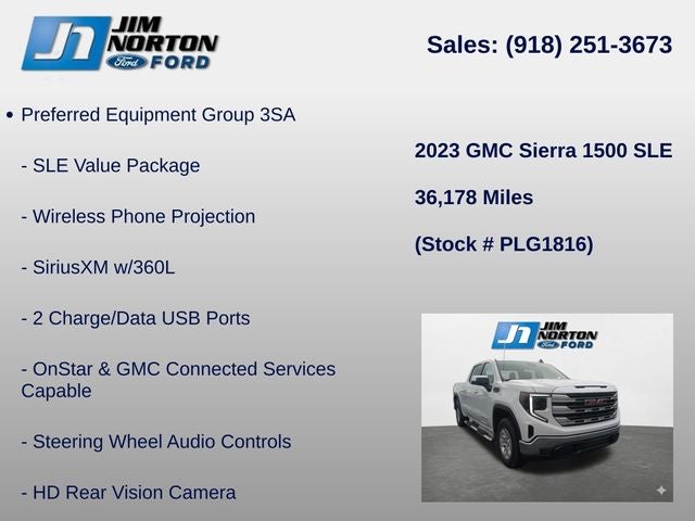 2023 GMC Sierra 1500 SLE