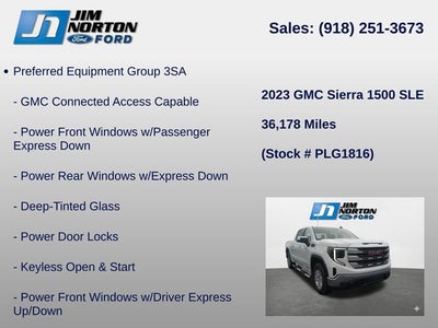 2023 GMC Sierra 1500 SLE