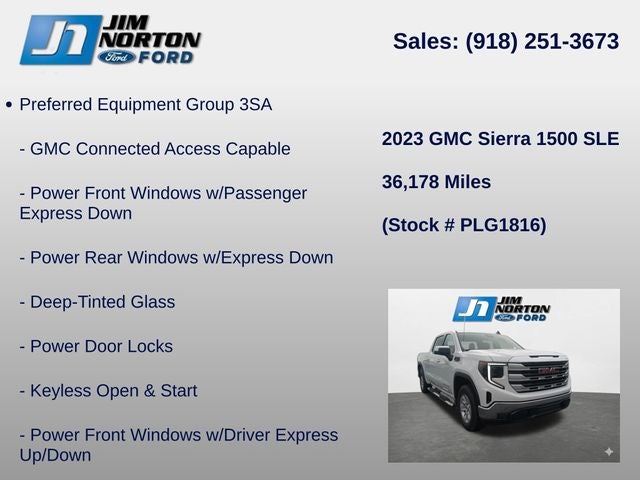 2023 GMC Sierra 1500 SLE