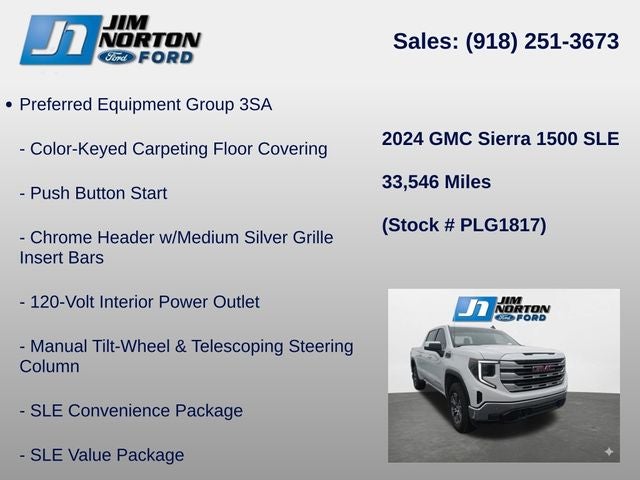2024 GMC Sierra 1500 SLE