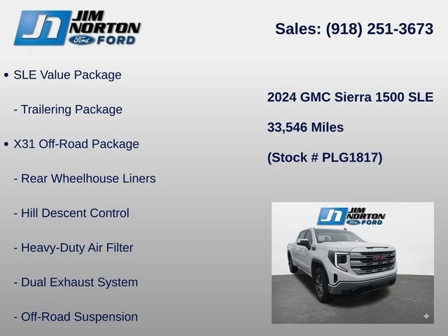 2024 GMC Sierra 1500 SLE