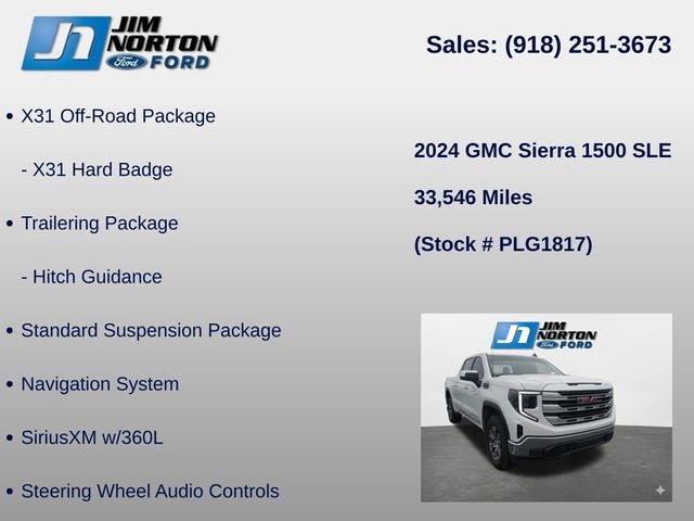 2024 GMC Sierra 1500 SLE