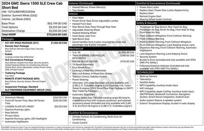 2024 GMC Sierra 1500 SLE