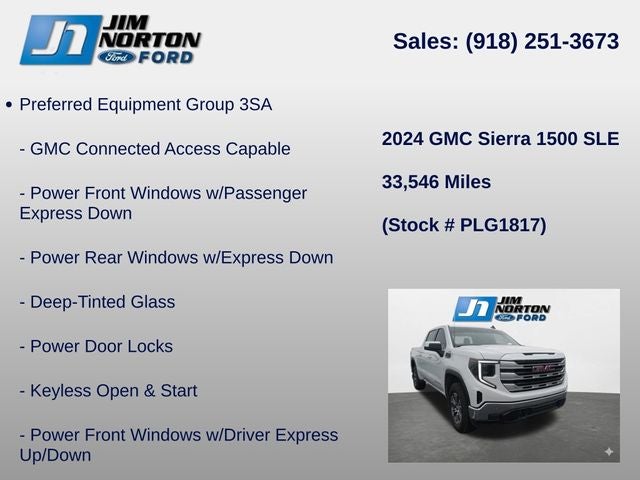 2024 GMC Sierra 1500 SLE