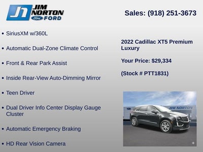 2022 Cadillac XT5 Premium Luxury
