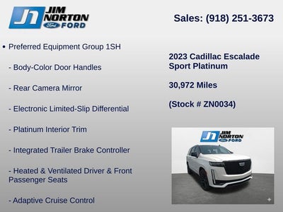 2023 Cadillac Escalade Sport Platinum
