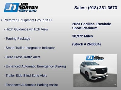 2023 Cadillac Escalade Sport Platinum