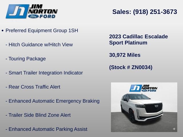 2023 Cadillac Escalade Sport Platinum