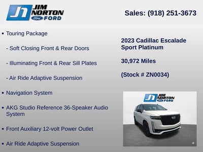 2023 Cadillac Escalade Sport Platinum