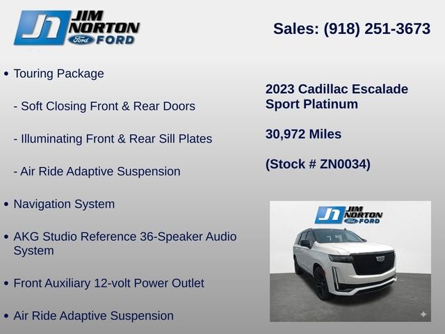 2023 Cadillac Escalade Sport Platinum