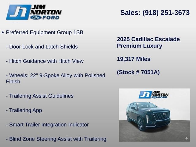 2025 Cadillac Escalade Premium Luxury