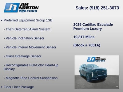 2025 Cadillac Escalade Premium Luxury