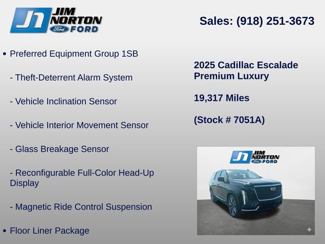 2025 Cadillac Escalade Premium Luxury