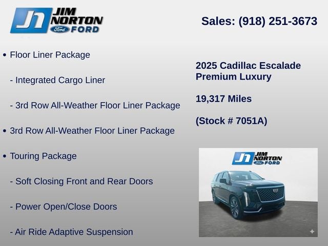 2025 Cadillac Escalade Premium Luxury