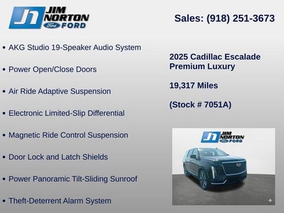 2025 Cadillac Escalade Premium Luxury