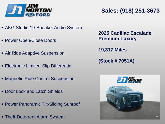 2025 Cadillac Escalade Premium Luxury