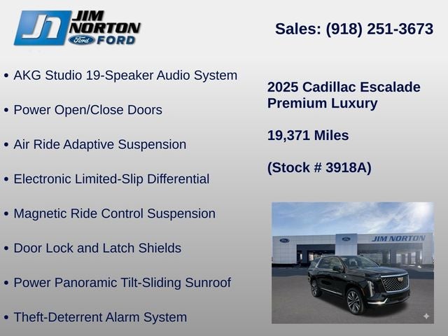 2025 Cadillac Escalade Premium Luxury
