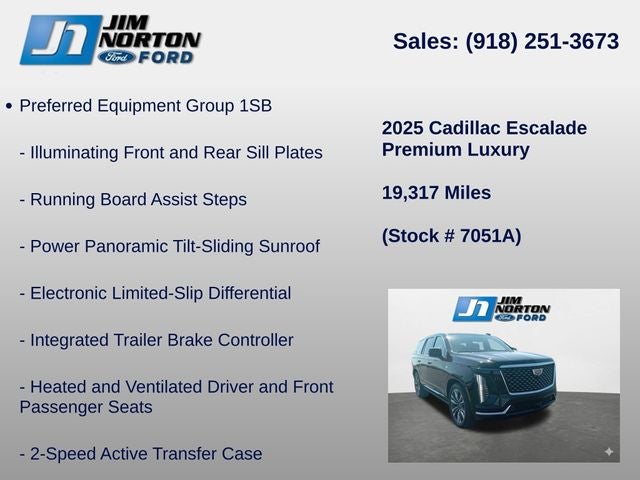 2025 Cadillac Escalade Premium Luxury