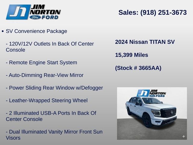 2024 Nissan Titan SV