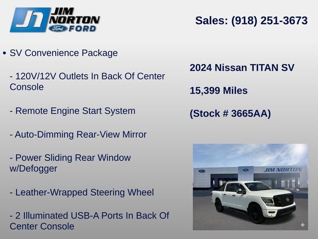 2024 Nissan Titan SV