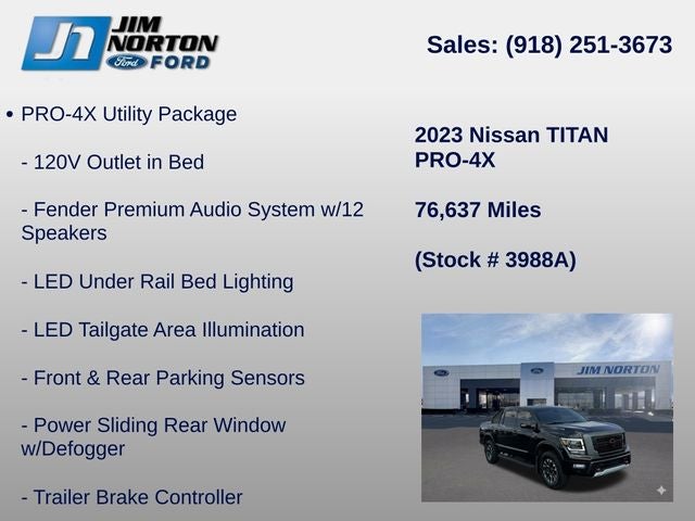 2023 Nissan Titan PRO-4X