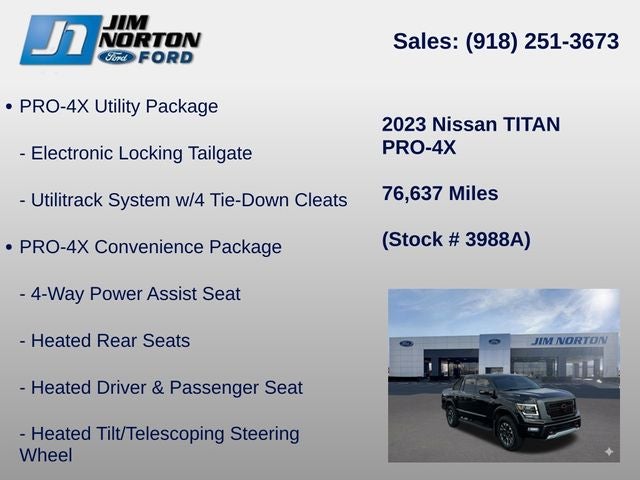 2023 Nissan Titan PRO-4X