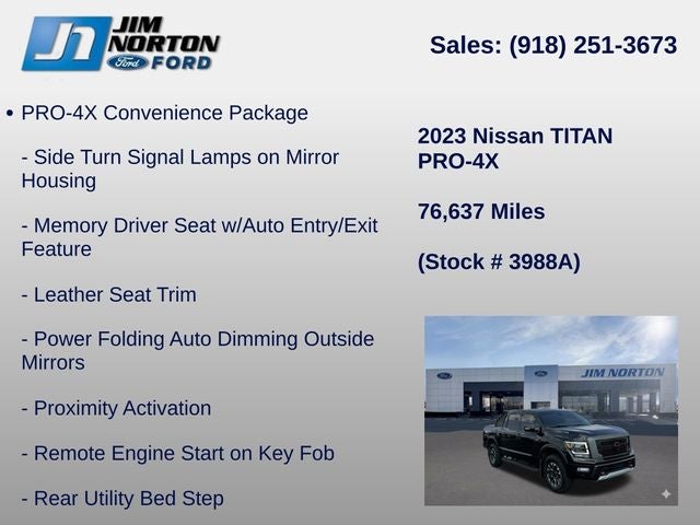 2023 Nissan Titan PRO-4X