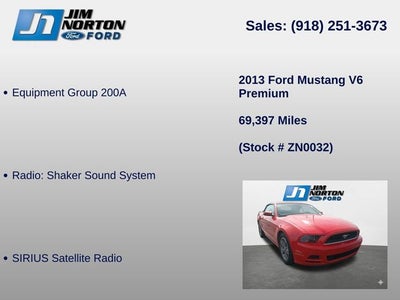 2013 Ford Mustang V6 Premium