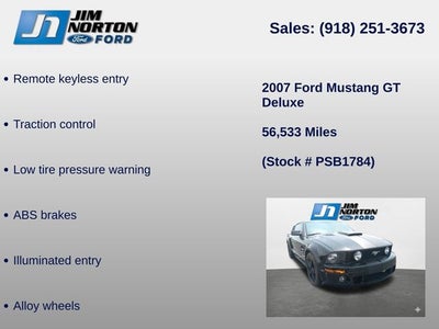 2007 Ford Mustang GT Deluxe