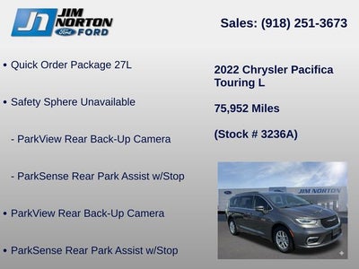 2022 Chrysler Pacifica Touring L