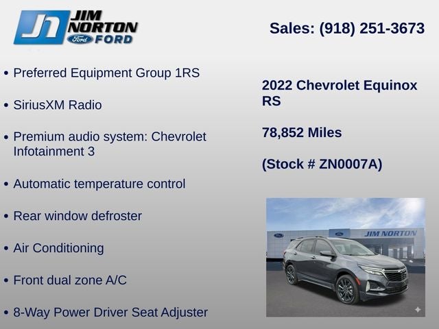 2022 Chevrolet Equinox RS