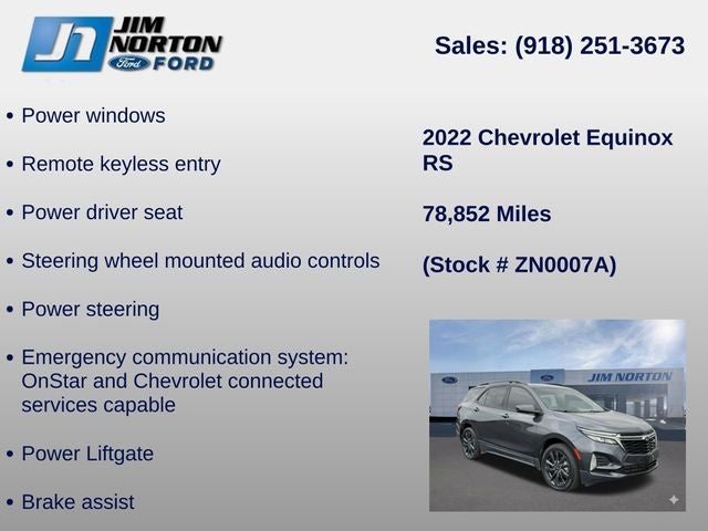 2022 Chevrolet Equinox RS