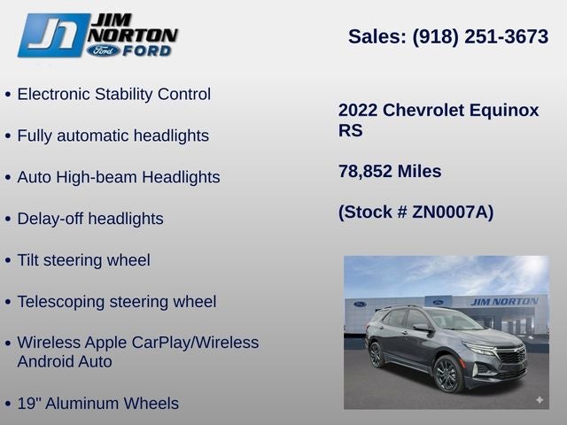 2022 Chevrolet Equinox RS