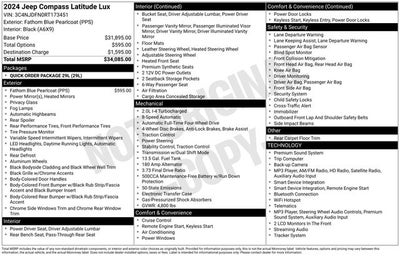 2024 Jeep Compass Latitude Lux
