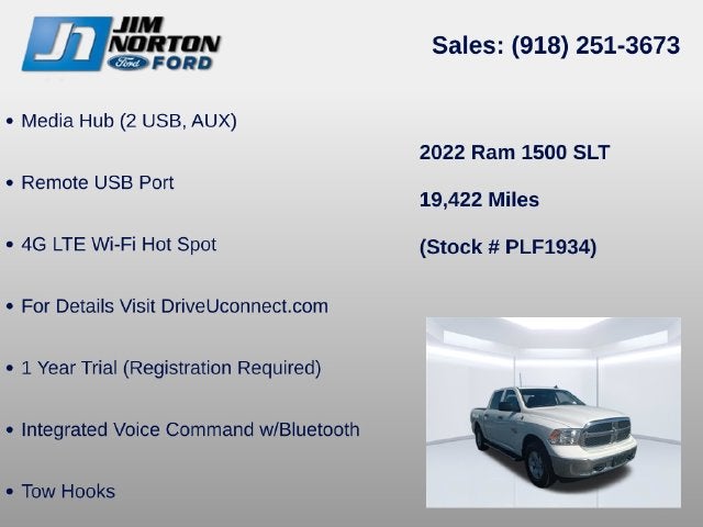 2022 RAM 1500 Classic SLT