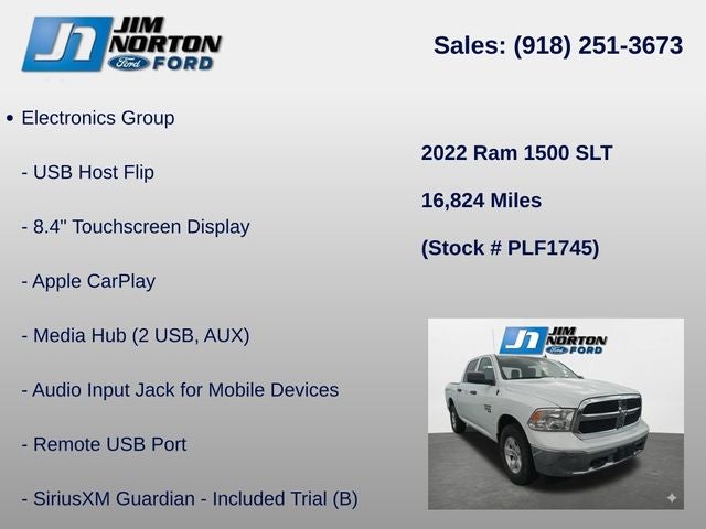 2022 RAM 1500 Classic SLT