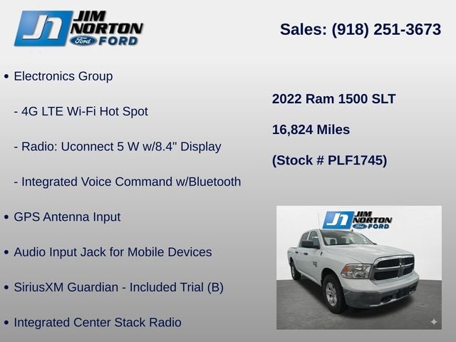 2022 RAM 1500 Classic SLT
