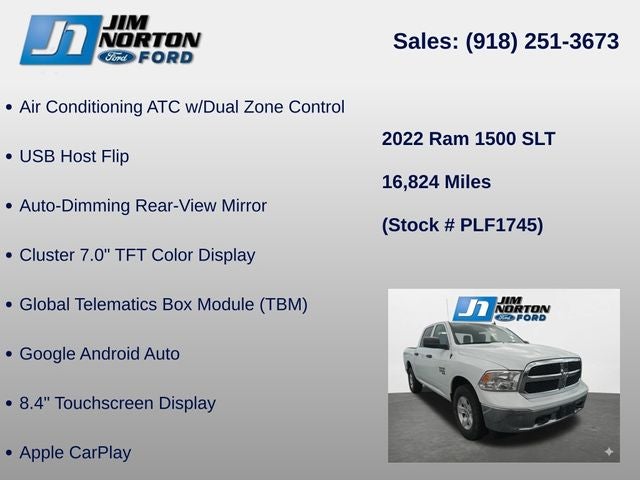 2022 RAM 1500 Classic SLT