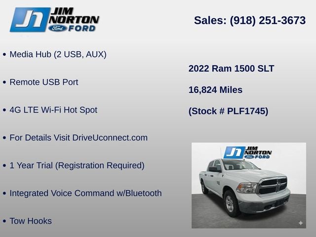 2022 RAM 1500 Classic SLT