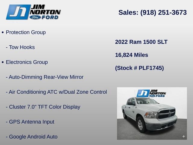 2022 RAM 1500 Classic SLT