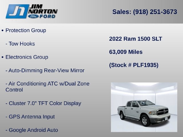 2022 RAM 1500 Classic SLT
