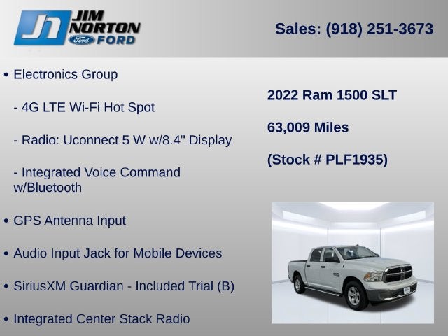2022 RAM 1500 Classic SLT