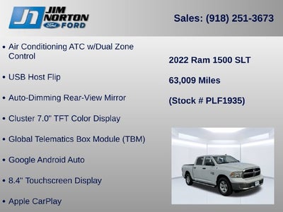 2022 RAM 1500 Classic SLT