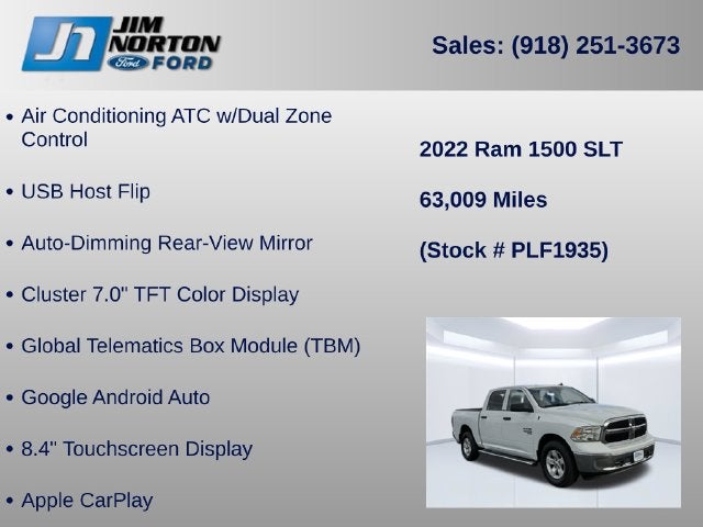 2022 RAM 1500 Classic SLT