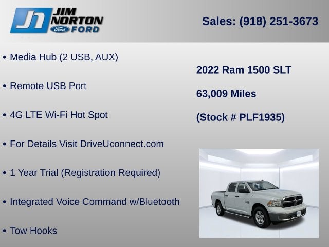 2022 RAM 1500 Classic SLT