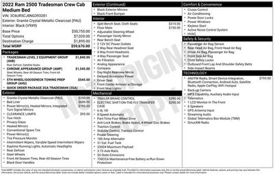 2022 RAM 2500 Tradesman