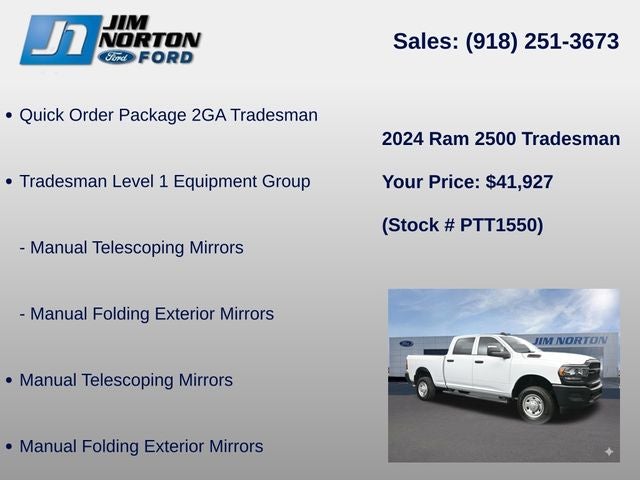 2024 RAM 2500 Tradesman
