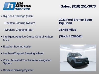 2021 Ford Bronco Sport Big Bend